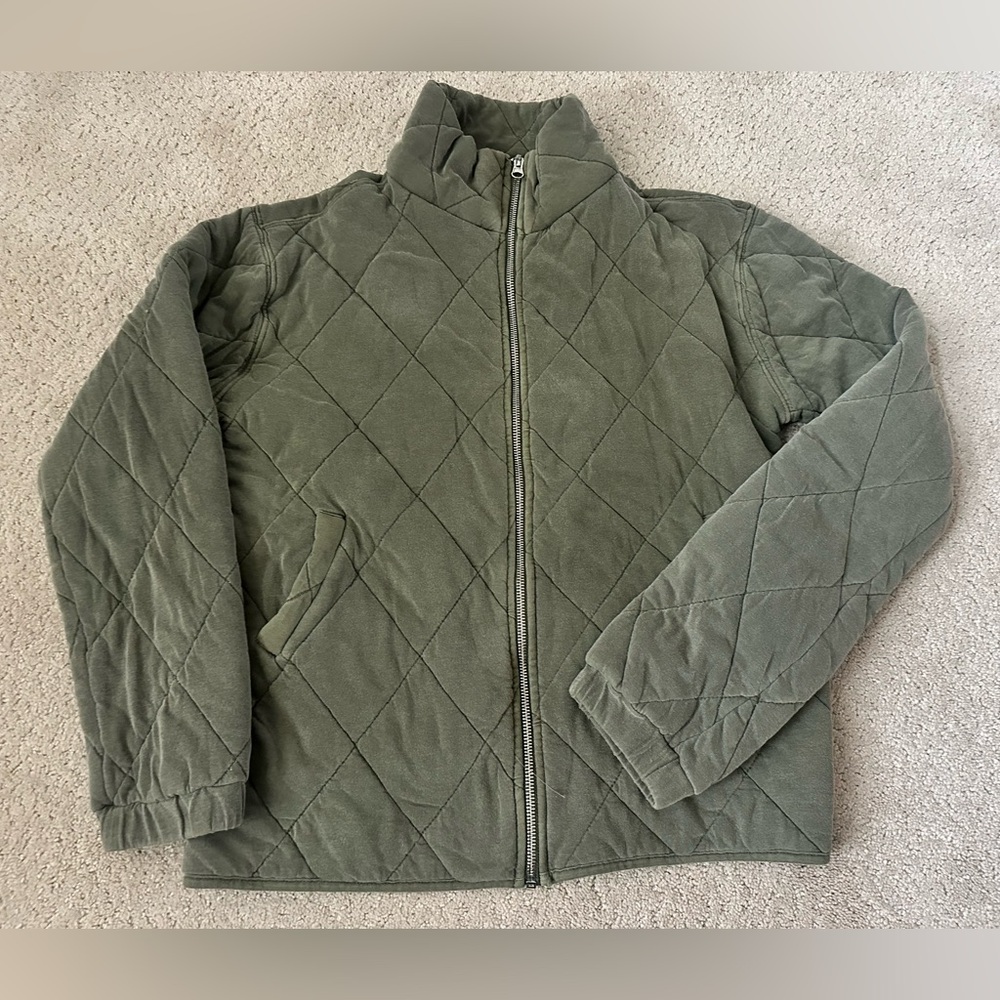 Women Wild Fable Quilted Green Jacket
